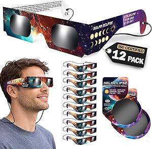 Gafas de eclipse Helioclipse pack de 6